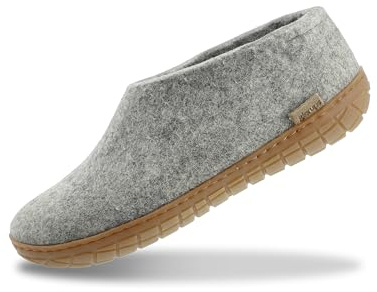 Glerups Unisex AR-01 - Felt Shoes With Rubber Sole 38 M