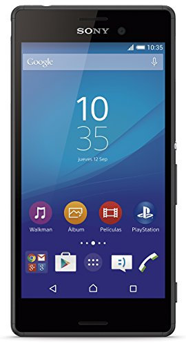 Sony Mobile Xperia M4 Aqua Smartphone débloqué 4G (Ecran: 5 pouces - 8 Go - Double Nano-SIM - Android 5.0 Lollipop) Noir (import Europe)