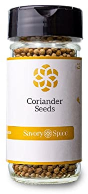 Savory Spice Coriander Seeds - Whole Seed for Pickling & Curry (1.3 oz)