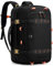 Tolaccea Handgepäck Rucksack, 45L-50L Groß ReiserucksackKofferrucksack Flugzeug Tasche, Travel Backpack Carry On Backpack für 17.3 Zoll Laptop, Reiserucksack für Reise Weekender Trip (Schwarz)