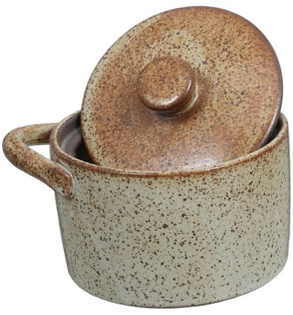 Generico Casseruola in Ceramica Vapore in Ceramica Per Bagnomaria Ciotola Da Dessert Ciotola in Pentola Per Minestra in Cuociuova a Vapore in Stufato Da Cucina