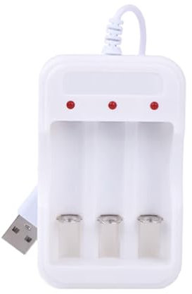 ULIJTH Multifunctional Battery Charging Adapter Base AA And 3A Rechargeable Batteries Charging Holder Stand With Feature