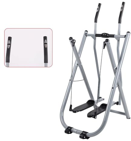 Vikbar motionscykel elliptisk crosstrainer dubbel tränare för hemmagym - konditionsträningsutrustning