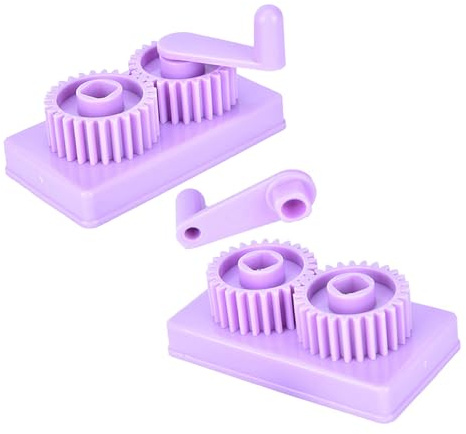 Angoily Herramientas para Quilling de Papel 2 Pcs, Dispositivo Rizador y Crimpadora Manual de Plástico para Manualidades, Máquina Onduladora Portátil para Filigrana y Decoración