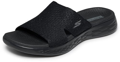 Skechers On-the-go 600, Sandali Donna, Nero, 40 EU