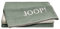 Joop! Wohndecke Uni-Doubleface Baumwollmischung Jade/Silber Größe 150x200 cm