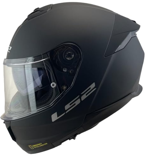 LS2 Helmet Casco Integral KPA FF808 Stream II Talla M ( 57/58) Negro Mate 22.06