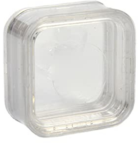 Praktisk elasticitet membran smycke förvaringsbox transparent 3D flytande ram låda display hållare förvaring medaljonger elasticitet membran smycken förvaring låda klar 3D flytande ramar