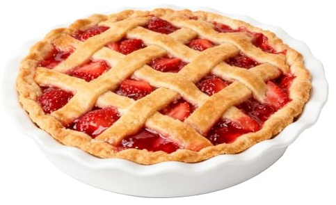FEOOWV White Deep Dish Pie Pan for Baking-10 Inch Ceramic Fluted Pie Dish for Apple, Quiche, Pecan, Pot Pies, 53Ounce Round Pie Plate