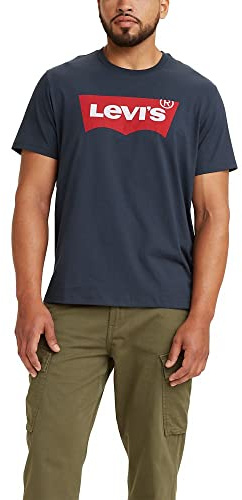 Levi's Graphic Set-in Neck, T-Shirt Uomo, Blu (Graphic Dress Bl), XS