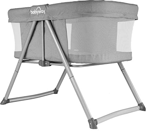 Babyway Rocking Travel Crib with Mattress and Carry Bag