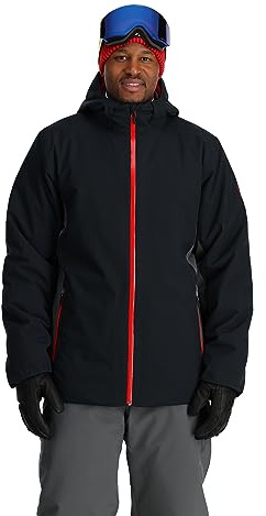 Spyder Mens Mega 3 In 1 Jacket, Black, M