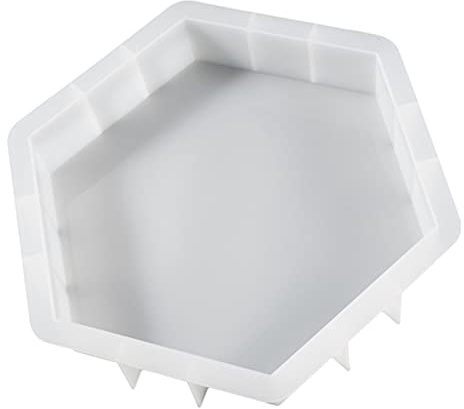 VOCUE Stampo in Silicone Esagonale di Grandi Dimensioni per Resina per la Conservazione di Fiori, Stampo per Matrimoni, Regali per la Festa di San Valentino