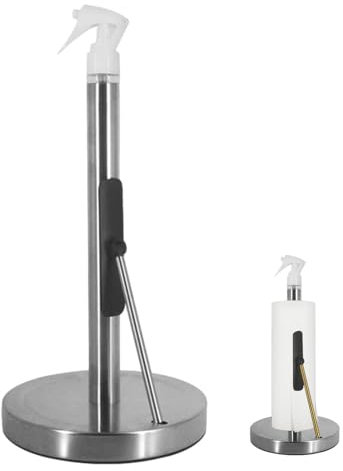 Soporte para toallas de papel, soporte para toallas de papel, pulverizador estético para encimera de cocina, moderno soporte para rollo de cocina, dispensador automático de toallas de papel con