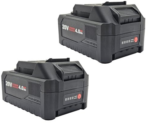 Crossfer - Juego de 2 baterías para escarificador, 4,0 Ah