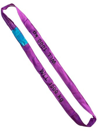 Cinghia imbracatura rotonda senza fine, 3 m, 1000 kg, 1 T, viola