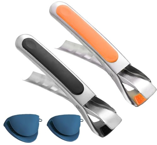 Pinze per friggitrice ad aria calda, pinze da cucina, pinze per friggitrice ad aria calda, per grigliate, cottura, friggere, riscaldamento, utilizzo del forno, arrosto, trattamento termico