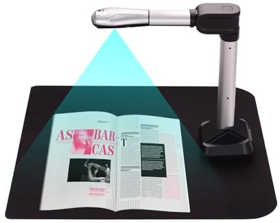 BK51 USB-dokumentkameraskanner, A3 HD-inspelningsformat 16 megapixlar höghastighetsskanner med LED-lampor, öka effektiviteten