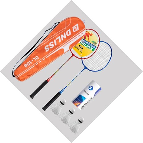drburpily Professionella badmintonracketar som uppmuntrar till interaktion med lätta dubbelspelare och idrottare. Present till barn. Lättaste