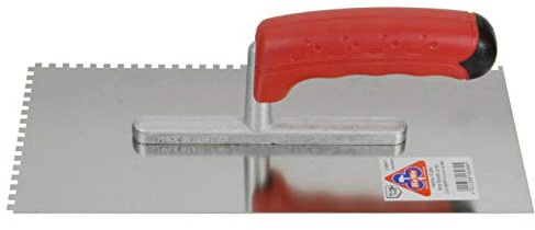 Hawe 13.281 10 x 10 mm lisser dentée Truelle avec poignée souple 2 composants