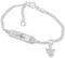 Baby ID Armband Engel Taufarmband mit Gravur Babyarmband 925 Silber Taufschmuck mit Namen kurz 12cm 14cm Geschenke Taufe Schmuck personalisiert