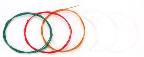 corde chitarra classica, colorate tensione normale set corde nylon lega rame for principianti professionisti studio esibizione live