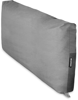 Happers Coussin Palette en Naylim Imperméable pour Extérieur 120x45 Gris Clair