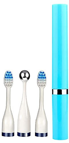 Efficiently Sonic Battery-Operated Toothbrush Removes More (Blue)
