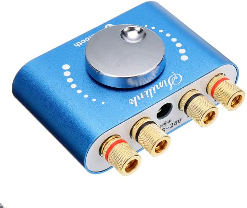 DollaTek 20W + 20W Stéréo Bluetooth 5.0 + AUX + Disque U + Carte Son Amplificateur de Puissance Carte Haut-Parleur Amplificateur Audio Prise en Charge APP Contrôle DC 8-24V