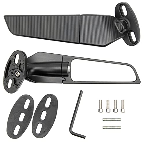 Motorrad-Rückspiegel, Motorrad-Wind-Außenspiegel, Motorrad-Seitenspiegel, Wind-Schwenk-Außenspiegel Motorrad-Rückspiegel