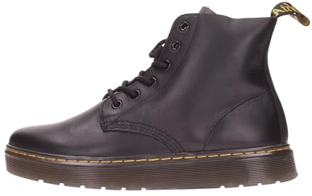 Dr. Martens Unisex 6 Tiefe Boot Springerstiefel, Schwarzer Luxus, 43 EU