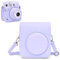 Rieibi Camera Case Compatible with Fuji Instax Mini 12 - Carry Case for Fujifilm Instax Mini 12 Instant Camera - mini 12 Bag Cover with Strap - Purple