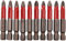 10x Non Slip Philips PZ2 POZI Electric Screw Screwdriver Drill Bit Bits Set 50mm