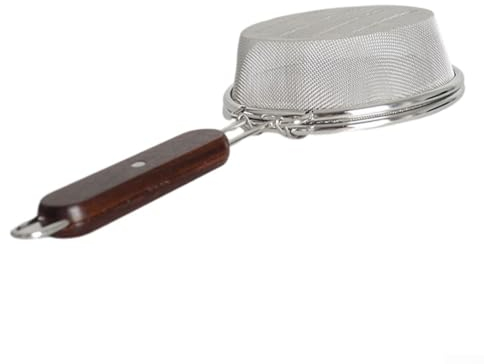 Hasaller Coffee Roasters Portable Stainless Steel Handy Coffee Roaster Mesh Pan Tool Home Coffee Bean Roaster Tool Coffee Roaster Machine for Home Outdoor Coffee Beans Baking Daily Roasting(fold 120g)