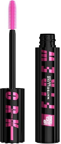 Maybelline New York Lash Sensational Firework Electro Black Mascara, ultra-schwarze und hochglänzende Mascara mit Verdunkelungseffekt, 10 ml