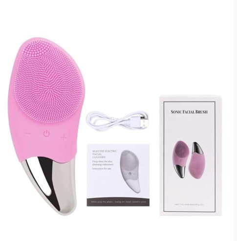 Brosse Visage Nettoyante en Silicone Appareil Électrique pour Nettoyage Profond et Peau Plus Lisse