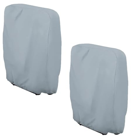 2 st vattentäta trädgårdsstolsöverdrag, Zero Gravity hopfällbara stolsöverdrag uteplats 81 cm B x 22 cm D x 93 cm H, vattentätt anti-UV liggande stolsöverdrag, utomhus uteplats solstolsöverdrag med