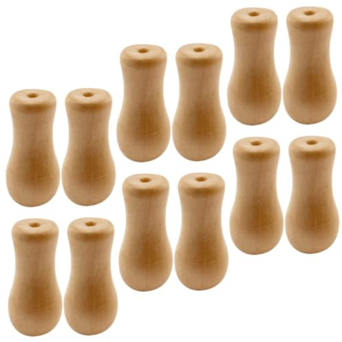 Yardenfun 12pezzi Supporto per Cordino per Tende da Finestra Avvolgicavo per Tende Accessori per in Legno per Cordino di Ricambio per