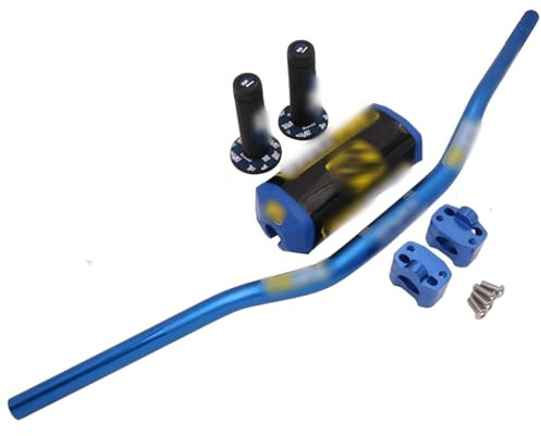 Manubri per Moto 22mm Moto 1 1/8 28mm manubrio(Blue A)