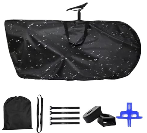 Fierudeng Bolsa De Transporte para Bicicletas | Funda Impermeable Almacenamiento Bicicleta | Bolsa Viaje Portátil Ciclismo Acampada Montaña | Transporte En Coche Avión