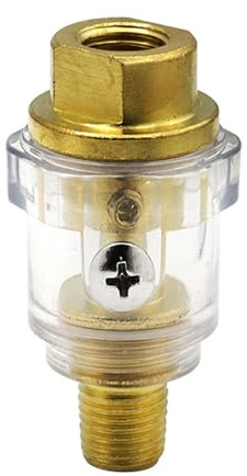 Pneumatic Oiler in Line Airs Tool Oil Lubricator Compressed Fog for Compressor Pipe Lubricator for Air Compressor Pipe