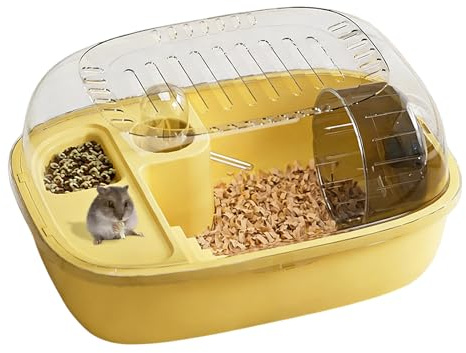 Gabbia Habitat Per Criceti, Recinto Portatile Comodo Trasparente Silenzioso, Casa per Piccoli Animali, Per Casa, Dormitorio, Camera Da, Salone, Balcone, Appartamento