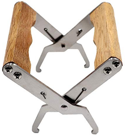 POPETPOP 1 Pc Pince De Levage en Nid d'abeille Outil D'apiculture Gabarits Outil De Préhension De La Ruche Clip De Ruche Dispositifs Outils De Cadrage Provisions Cadre Acier Inoxydable