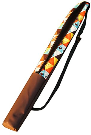 Copechilla Canne a Peche résistant à l'eau Pliable,Sac Canne a Peche 97cm avec Fermeture à glissière latérale,Canne à pêche et matériel de pêche,Sac de Rangement imperméable Pliable,Multicolore