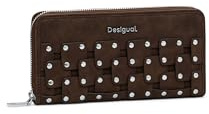 Desigual Geldbörse New Patch Fiona Long Wallet Chocolate Dunkelbraun