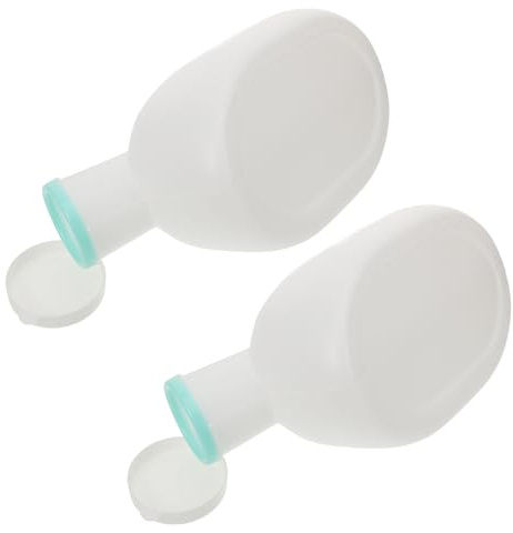 BCOATH 2 Urinarios Portátiles Para Hombre Botella Urinaria Portátil Con Tapa Urinario Hospitalario Para Hombre Botellas Urinarias Orinal Blanco