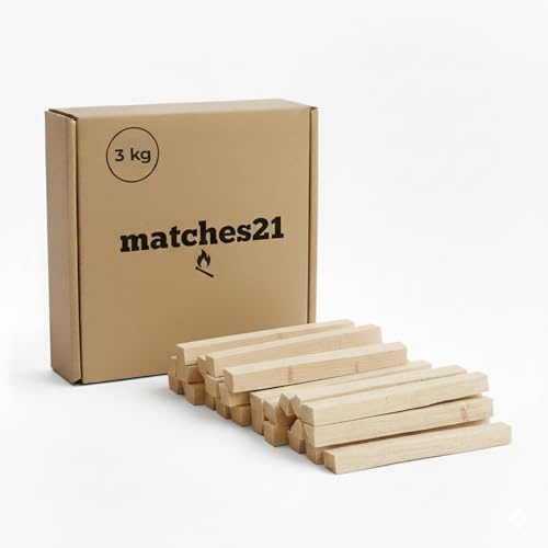 Bûches de bois de chauffage en pin prêtes à l'emploi - 16 cm - 3 kg - Pour barbecue, brasero, cheminée, bois d'allumage