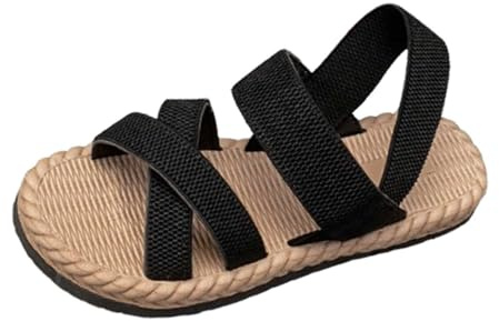 Romersandaler, dam, Slingback, mesh, remsandaler, sommarskor, platta ortopediska skor, strandsandaler, halkfria utomhussandaler, fritidssandaler, sommar, bekväma vandringssandaler, trekkingsandaler