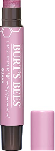 Burt´s Bees Tinted Lip Shimmer Guava (Lippgloss, für glänzendes finish, mit Pfefferminzgeschmack, Pflege, natürliche Inhaltsstoffe) 500239