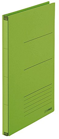 PLUS Japan, Zero Max platsbesparande mapp i grönt, 1-pack (1 x 1 mapp)